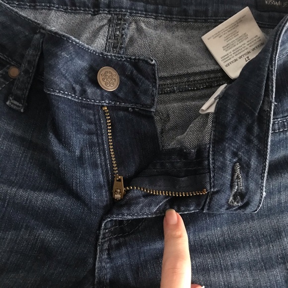 Jessica Simpson Regular Rise Blue Denim Jeans - Picture 8 of 16